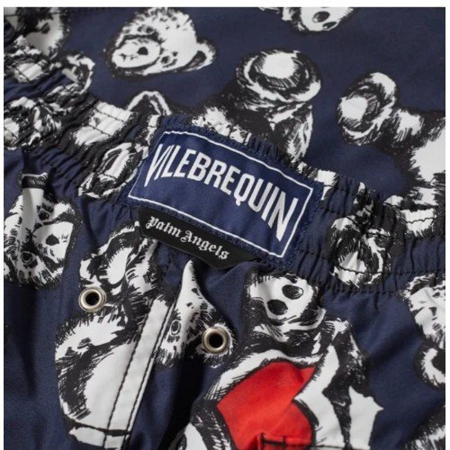 Short PALM ANGELS x VILEBREQUIN, Bear Heart Print 