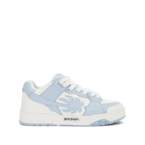 SNEAKERS PALM ANGELS, Venice, Logo Insert, Baby Blue Details, White