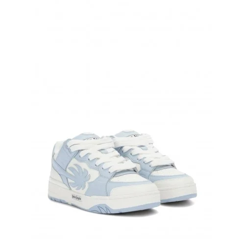 SNEAKERS PALM ANGELS, Venice, Logo Insert, Baby Blue Details, White