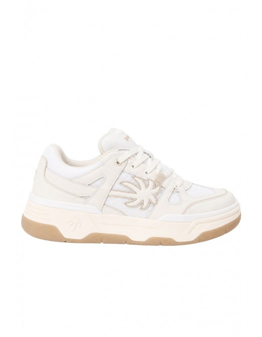 Sneakers PALM ANGELS, Venice, Logo Insert, Beige - PMIA10YS26LEA0010103
