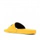 Papuci Palm Angels, White Logo, Light Yellow - PMIC001F21MAT0011810