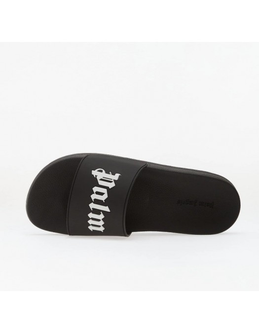 Papuci PALM ANGELS,  Big Logo Sliders - PMIC018S26MAT0031001