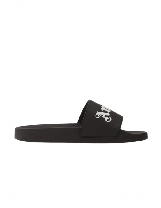 Papuci PALM ANGELS,  Big Logo Sliders - PMIC018S26MAT0031001