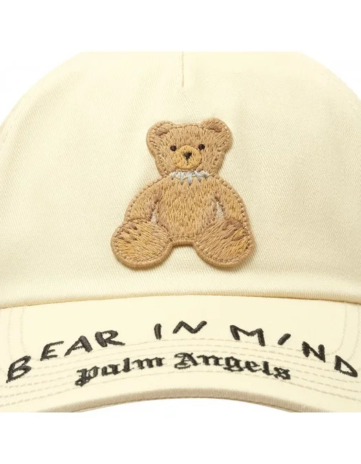 Sapca PALM ANGELS, Bear In Mind, White - PMLB108F24FAB0010360