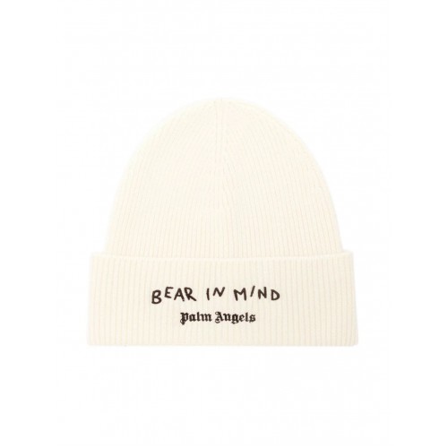Caciula PALM ANGELS, Bear In Mind, White Caciula PALM ANGELS, Bear In Mind, White