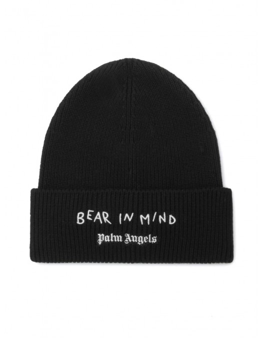 Caciula PALM ANGELS, Bear In Mind, Black - PMLC030F24KNI0061060