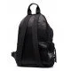 Rucsac Palm Angels, CURVED LOGO Black - PMNB012F21LEA0011001