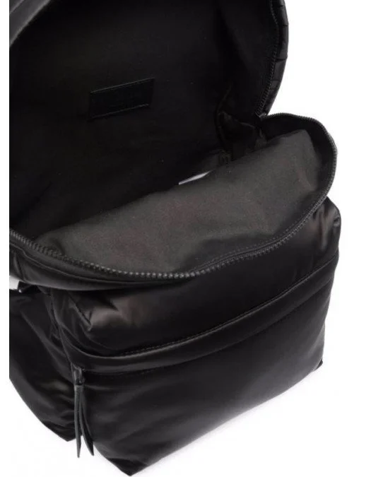 Rucsac Palm Angels, CURVED LOGO Black - PMNB012F21LEA0011001