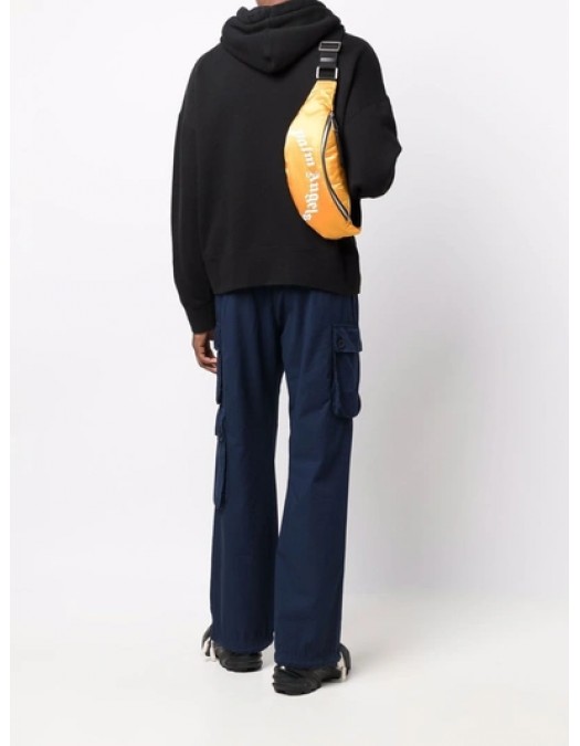 BORSETA PALM ANGELS, Logo Print, Yellow - PMNO004F21LEA0011872 BORSETA PALM ANGELS, Logo Print, Yellow - PMNO004F21LEA0011872