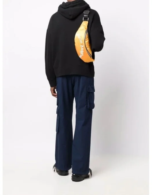 BORSETA PALM ANGELS, Logo Print, Yellow - PMNO004F21LEA0011872 BORSETA PALM ANGELS, Logo Print, Yellow - PMNO004F21LEA0011872