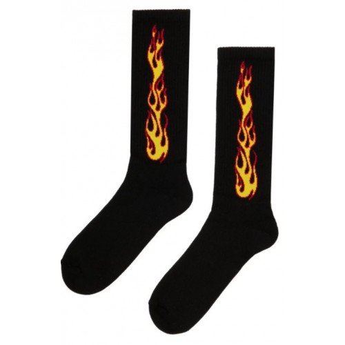 SOSETE PALM ANGELS, Cu flacari, Negre SOSETE PALM ANGELS, Cu flacari, Negre
