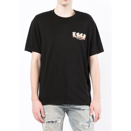 TRICOU AMIRI, Bumbac, Print Frontal Black TRICOU AMIRI, Bumbac, Print Frontal Black
