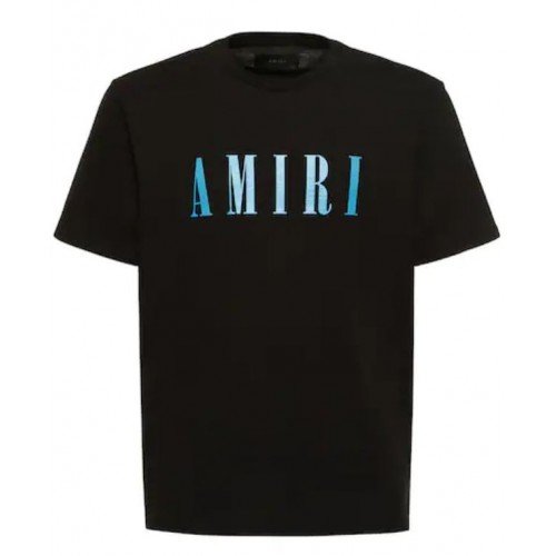 Tricou Amiri, Black, Print Albastru PS23MJL016001