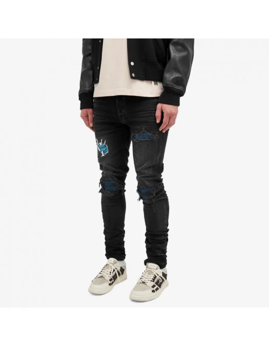 Jeans AMIRI, Black, MX1 CNY Dragon - PS24MDS015FADEDBLACK