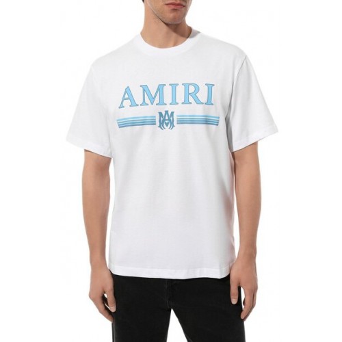 TRICOU AMIRI, Blue Print, Alb TRICOU AMIRI, Blue Print, Alb