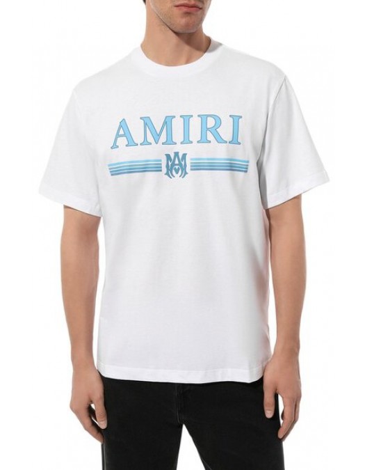 TRICOU AMIRI, Blue Print, Alb - PS24MJL007WHITE