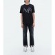 TRICOU AMIRI, Staggered Logo Tee, Black - PS24MJL015BLACK