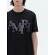 TRICOU AMIRI, Staggered Logo Tee, Black - PS24MJL015BLACK