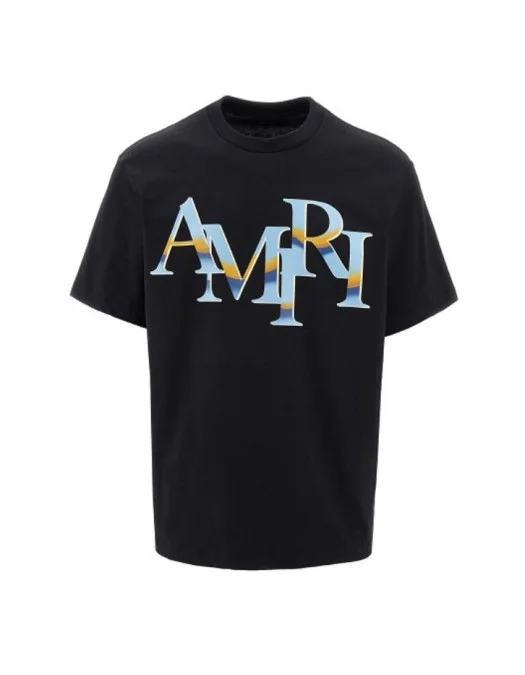 TRICOU AMIRI, Brand Print, PS24MJL020BLACK - PS24MJL020BLACK