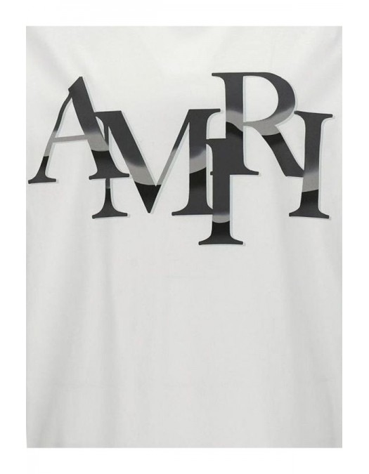 TRICOU AMIRI, Brand Print, PS24MJL020WHITE - PS24MJL020WHITE