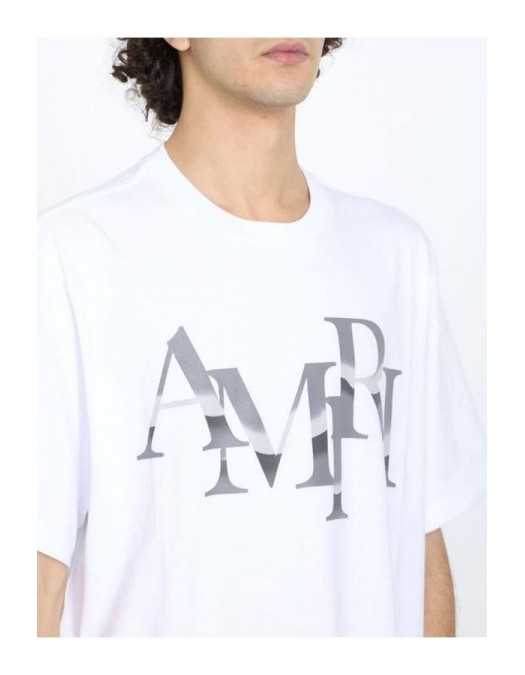 TRICOU AMIRI, Brand Print, PS24MJL020WHITE - PS24MJL020WHITE