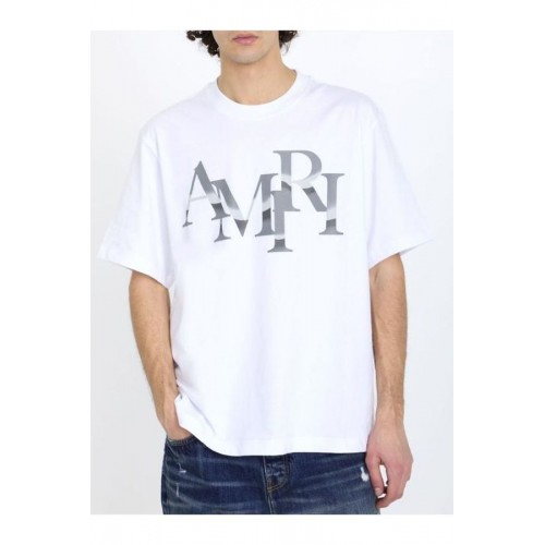 TRICOU AMIRI, Brand Print, PS24MJL020WHITE TRICOU AMIRI, Brand Print, PS24MJL020WHITE