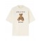 Tricou PALM ANGELS,  Embroidered Bear Motif, White