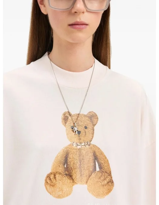 Tricou PALM ANGELS, Bear in Mind, Soft Pink - PWAA017S25JER0043C60 Tricou PALM ANGELS, Bear in Mind, Soft Pink - PWAA017S25JER0043C60
