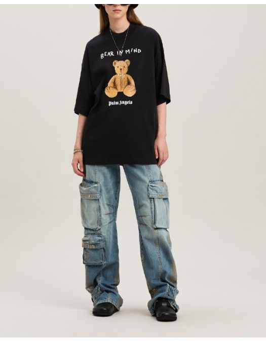 Tricou PALM ANGELS, B BEAR IN MIND LOOSE TEE - PWAA017S25JER0051060