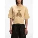 Tricou PALM ANGELS, Bear In Mind Print, Women, Brown - PWAA020F24JER0086260 Tricou PALM ANGELS, Bear In Mind Print, Women, Brown - PWAA020F24JER0086260