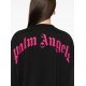 Tricou PALM ANGELS, Pink Frontal Neck Logo - PWAA023S25JER0021032