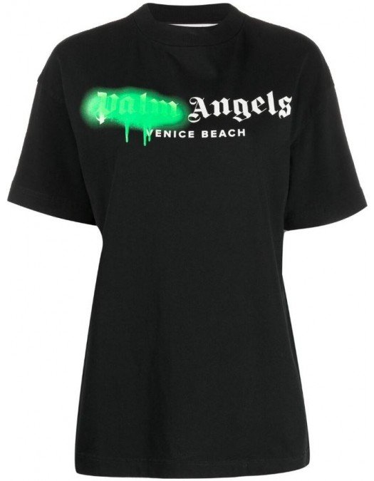 Tricou Palm, Insertie Venice Beach, Black - PWAA039S21JER0021070