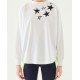 Bluza PALM ANGELS, Stars Print, White - PWAB012F21JER0010110