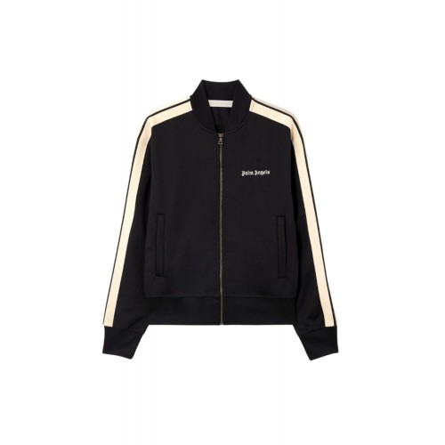 Jacheta PALM ANGELS, logo side-stripe bomber jacket, Negru