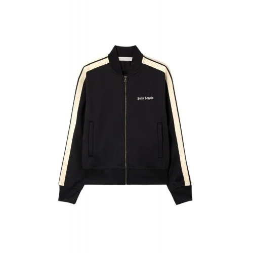 Jacheta PALM ANGELS, logo side-stripe bomber jacket, Negru