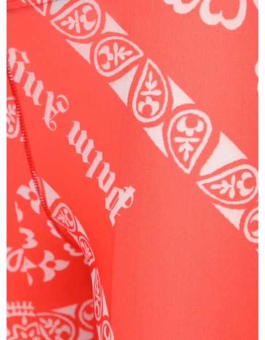 PANTALONI PALM ANGELS, Logo-waistband Red-print - PWCD006F21FAB0012501