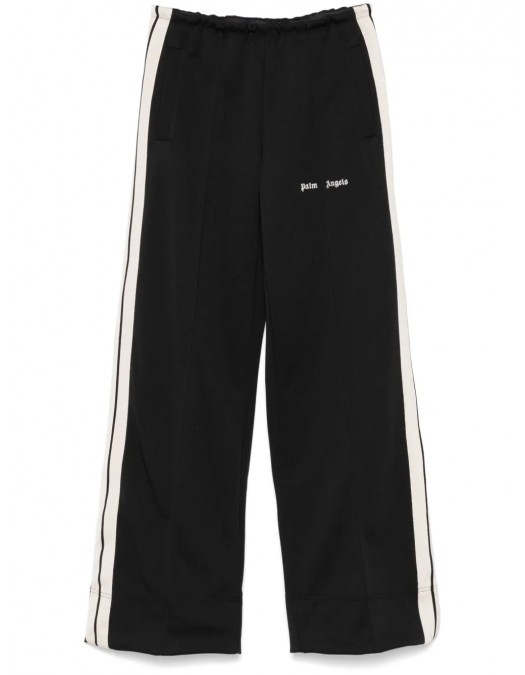 PANTALONI PALM ANGELS, Classic Logo Print, Black - PWCJ031C99FAB0021003X