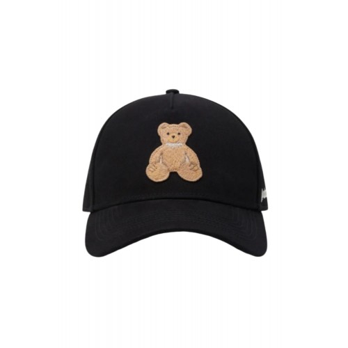Sapca PALM ANGELS, Cmbroidered-bear cap, Black