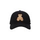 Sapca PALM ANGELS, Cmbroidered-bear cap, Black - PWLB032S26FAB0061060