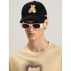 Sapca PALM ANGELS, Cmbroidered-bear cap, Black - PWLB032S26FAB0061060