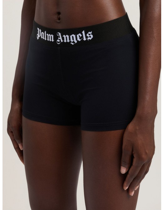 Pantaloni PALM ANGELS, Classic Logo Sport Shorts - PWVH010S26FAB0011010
