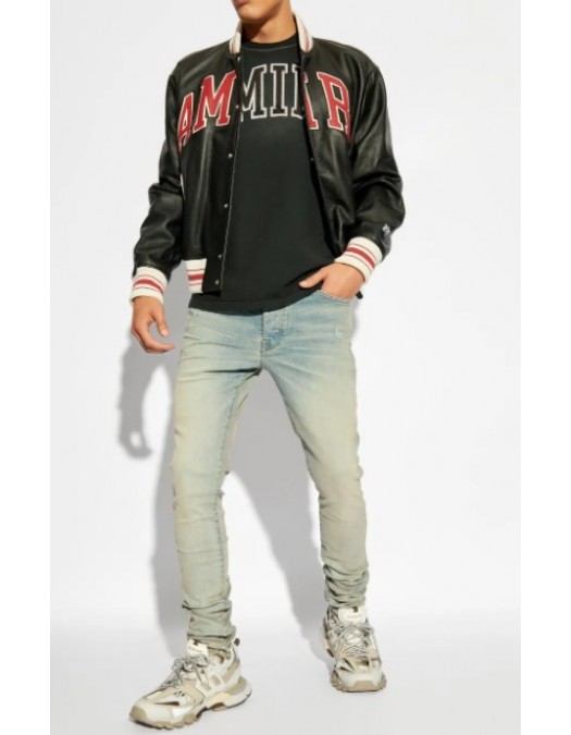 Jeans AMIRI, PXMD002Elastane 406, Light Blue - PXMD002406