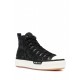 Sneakers AMIRI, High Top Stars Print, Black - PXMFS003004