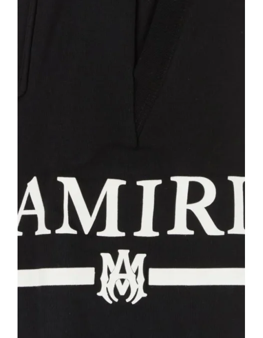 Pantaloni AMIRI,  SHORTS With White Logo, Negru - PXMJL008001