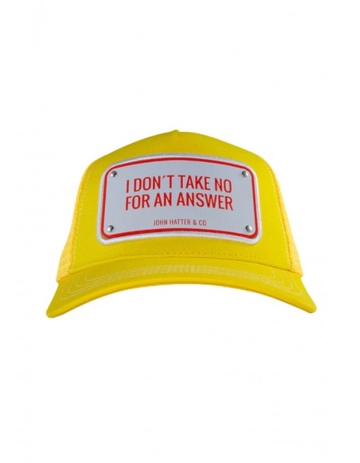 Sapca JOHN HATTER,  I DON ́T TAKE NO FOR AN ANSWER - 11156