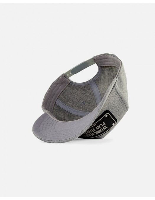 Sapca JOHN HATTER, WORK HARD GREY - BASEBALL - R51130