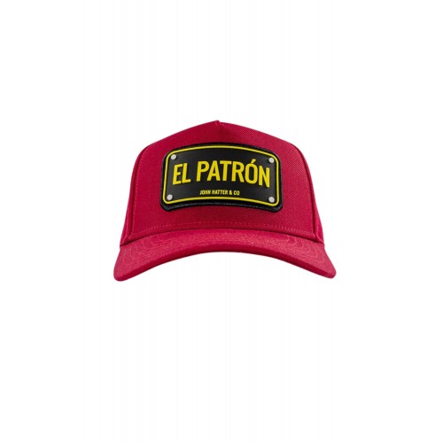 Sapca JOHN HATTER, EL PATRÓN - BASEBALL EDITION, Rosu