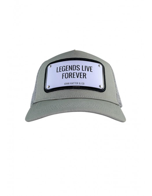 Sapca JOHN HATTER, LEGENDS LIVE FOREVER, Gri - R51132