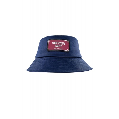 Palarie JOHN HATTER, WHO´S YOUR DADDY - NAVY - BUCKET HAT