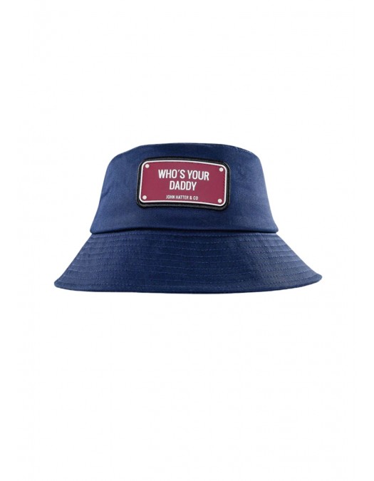 Palarie JOHN HATTER, WHO´S YOUR DADDY - NAVY - BUCKET HAT - R61111
